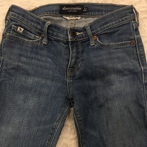 Abercrombie stretch denim flared leg jeans